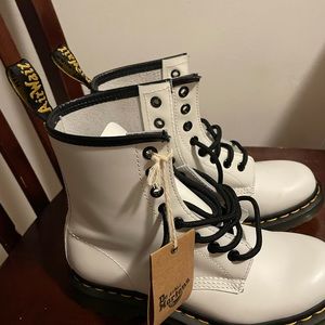 White Dr. Marten, size 6